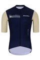 HOLOKOLO Cyklistický krátký dres a krátké kalhoty - VIBES - černá/ivory/modrá