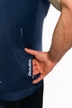 HOLOKOLO Cyklistický dres s krátkým rukávem - VIBES - modrá/ivory