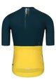 HOLOKOLO Cyklistický dres s krátkým rukávem - VIBES - zelená/žlutá