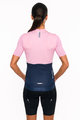 HOLOKOLO Cyklistický dres s krátkým rukávem - VIBES LADY - modrá/růžová
