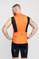 HOLOKOLO Cyklistický dres bez rukávů - AIRFLOW - oranžová