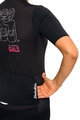 HOLOKOLO Cyklistický dres s krátkým rukávem - SUPPORT ELITE LADY - růžová/bílá/černá
