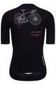 HOLOKOLO Cyklistický dres s krátkým rukávem - CYCLIST ELITE LADY - růžová/černá/bílá