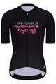 HOLOKOLO Cyklistický dres s krátkým rukávem - FUTURE ELITE LADY - bílá/černá/růžová
