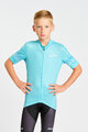HOLOKOLO Cyklistický dres s krátkým rukávem - FLOW JUNIOR - vícebarevná/modrá