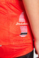 HOLOKOLO Cyklistický dres s krátkým rukávem - FLOW JUNIOR - vícebarevná/červená