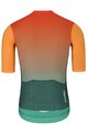 HOLOKOLO Cyklistický dres s krátkým rukávem - INFINITY - zelená/červená/oranžová