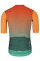HOLOKOLO Cyklistický dres s krátkým rukávem - INFINITY - oranžová/zelená/červená