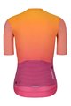 HOLOKOLO Cyklistický dres s krátkým rukávem - INFINITY LADY - růžová/oranžová