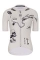 HOLOKOLO Cyklistický dres s krátkým rukávem - TATTOO ELITE LADY - ivory/černá