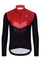 HOLOKOLO Cyklistický dlouhý dres a kalhoty - ARROW WINTER - černá/červená