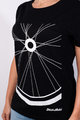 NU. BY HOLOKOLO Cyklistické triko s krátkým rukávem - RIDE THIS WAY II. - černá