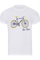 NU. BY HOLOKOLO Cyklistické triko s krátkým rukávem - LE TOUR LEMON II. - bílá