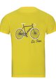 NU. BY HOLOKOLO Cyklistické triko s krátkým rukávem - LE TOUR LEMON II. - žlutá