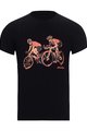 NU. BY HOLOKOLO Cyklistické triko s krátkým rukávem - JUST US - černá