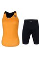 HOLOKOLO top a krátké kalhoty - ENERGY LADY - oranžová/černá