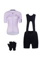 RIVANELLE Cyklistický mega set - VICTORIOUS - černá/fialová