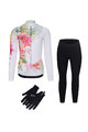 RIVANELLE BY HOLOKOLO Cyklistický mega set - FLOWERY WINTER - vícebarevná/bílá/černá