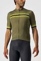 CASTELLI Cyklistický krátký dres a krátké kalhoty - GRIMPEUR - zelená/černá
