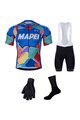 BONAVELO Cyklistický mega set - MAPEI - bílá/modrá/černá