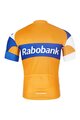 BONAVELO Cyklistický krátký dres a krátké kalhoty - RABOBANK - oranžová/modrá/černá