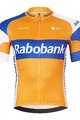BONAVELO Cyklistický krátký dres a krátké kalhoty - RABOBANK - oranžová/modrá/černá