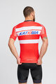 BONAVELO Cyklistický krátký dres a krátké kalhoty - KATUSHA - červená/černá