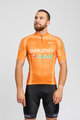 BONAVELO Cyklistický krátký dres a krátké kalhoty - EUSKALTEL - EUSKADI - oranžová/černá