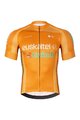 BONAVELO Cyklistický krátký dres a krátké kalhoty - EUSKALTEL - EUSKADI - oranžová/černá