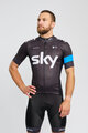 BONAVELO Cyklistický krátký dres a krátké kalhoty - SKY - modrá/černá