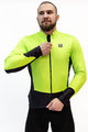HOLOKOLO Cyklistická zateplená bunda - CLASSIC - černá/zelená