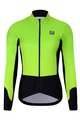 HOLOKOLO Cyklistická zateplená bunda - CLASSIC LADY - černá/zelená