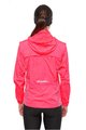 HOLOKOLO Cyklistická větruodolná bunda - WIND/RAIN LADY - růžová