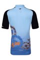HOLOKOLO Cyklistický krátký dres a krátké kalhoty - RIDERS KIDS - černá/modrá/vícebarevná