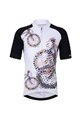 HOLOKOLO Cyklistický krátký dres a krátké kalhoty - RIDERS KIDS - vícebarevná/bílá/černá