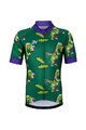 HOLOKOLO Cyklistický krátký dres a krátké kalhoty - DINOSAURUS - zelená/černá