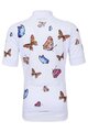 HOLOKOLO Cyklistický krátký dres a krátké kalhoty - BUTTERFLIES - černá/bílá