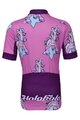 HOLOKOLO Cyklistický krátký dres a krátké kalhoty - UNICORNS - fialová/černá