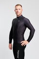 HOLOKOLO Cyklistický dres s dlouhým rukávem zimní - STARLIGHT WINTER - černá