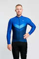 HOLOKOLO Cyklistický dres s dlouhým rukávem zimní - ARROW WINTER - modrá