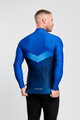 HOLOKOLO Cyklistický dres s dlouhým rukávem zimní - ARROW WINTER - modrá