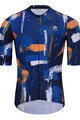 HOLOKOLO Cyklistický krátký dres a krátké kalhoty - set - oranžová/černá/modrá