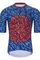HOLOKOLO Cyklistický krátký dres a krátké kalhoty - TAMELESS  - černá/modrá/červená