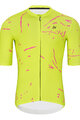 HOLOKOLO Cyklistický krátký dres a krátké kalhoty - PASSION - růžová/žlutá
