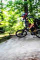 HOLOKOLO Cyklistický dres s krátkým rukávem - TYRE MTB - černá/šedá/zelená