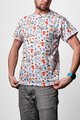 NU. BY HOLOKOLO Cyklistické triko s krátkým rukávem - RIDE ON - vícebarevná/bílá