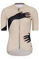 RIVANELLE BY HOLOKOLO Cyklistický krátký dres a krátké kalhoty - HANDS LADY  - černá/béžová