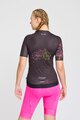 RIVANELLE BY HOLOKOLO Cyklistický krátký dres a krátké kalhoty - MAAPPI DARK LADY - černá/růžová