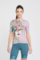 RIVANELLE BY HOLOKOLO Cyklistický krátký dres a krátké kalhoty - MADAM FLOWER - vícebarevná/zelená