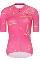 RIVANELLE BY HOLOKOLO Cyklistický krátký dres a krátké kalhoty - PASSION - žlutá/růžová